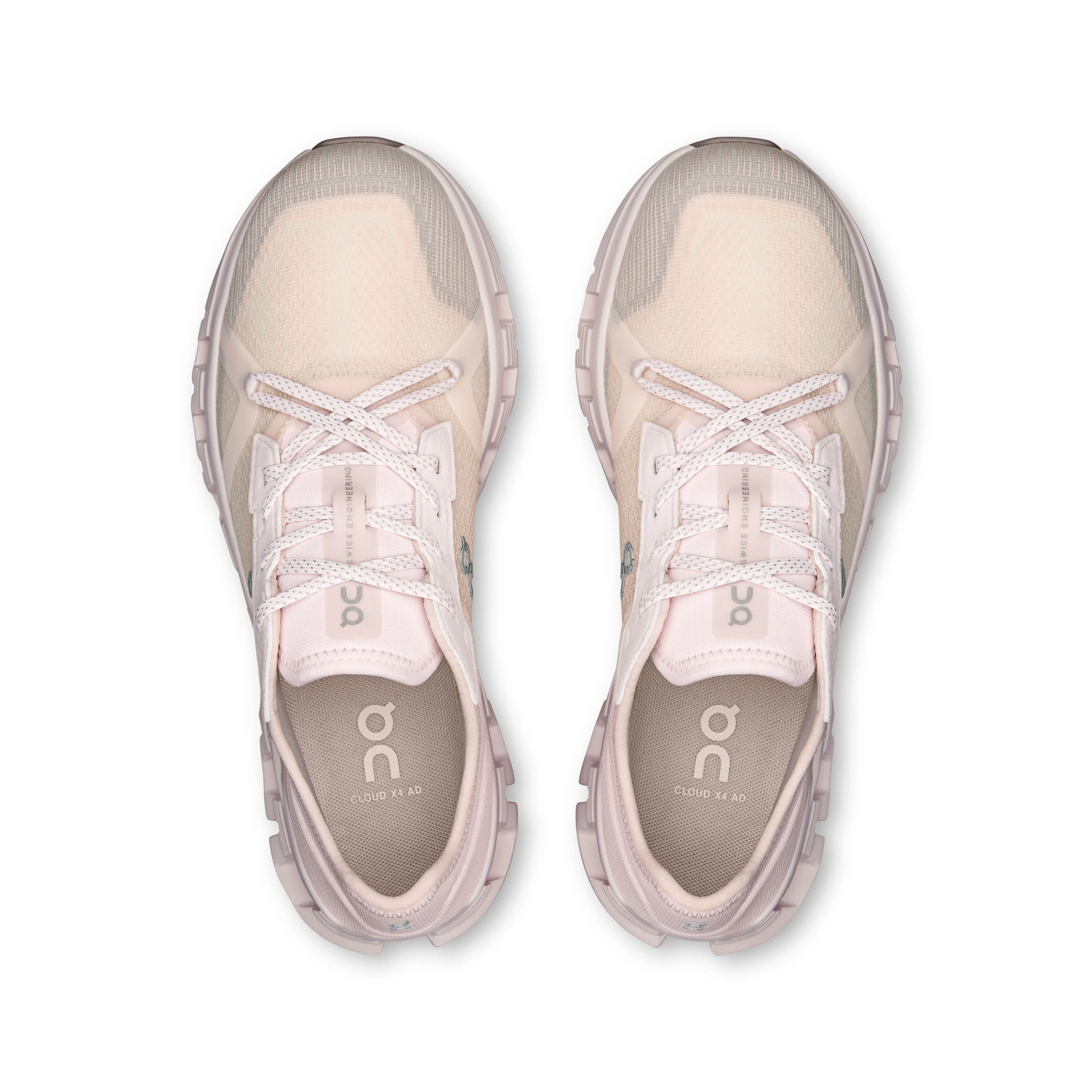 ON CLOUD X 4 AD Damen Workoutschuhe Sportschuhe salt/lily