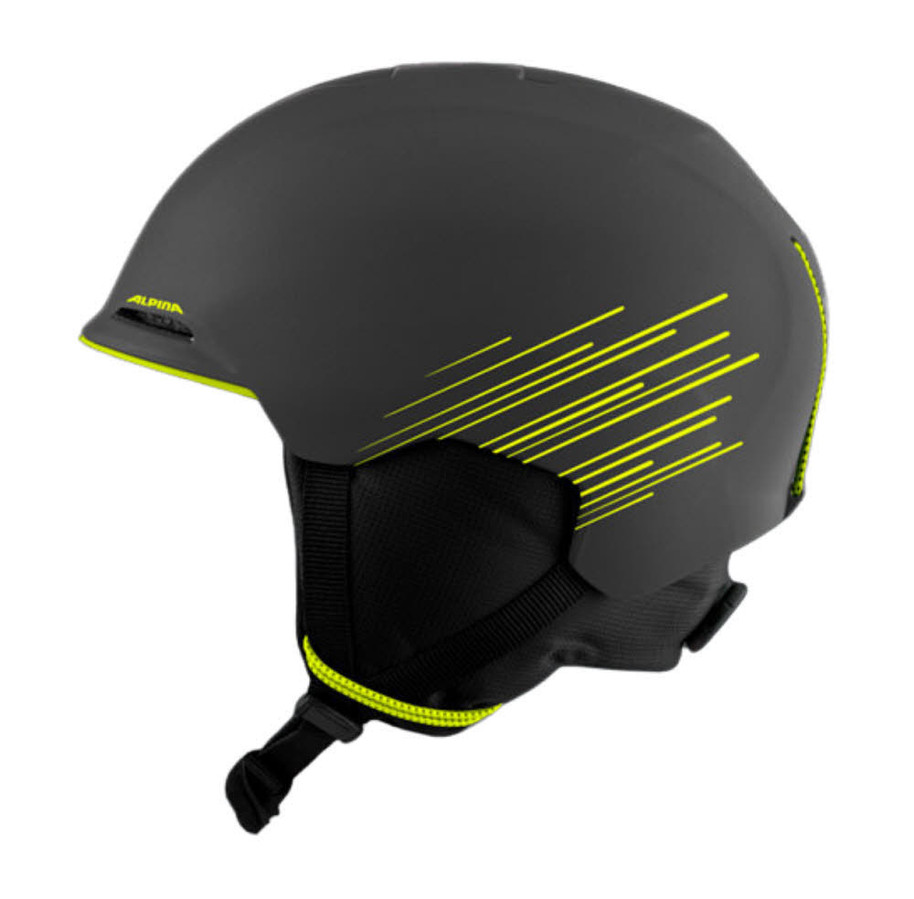 Alpina CARNIA Unisex Skihelm Snowboardhelm charcoal-neon matt