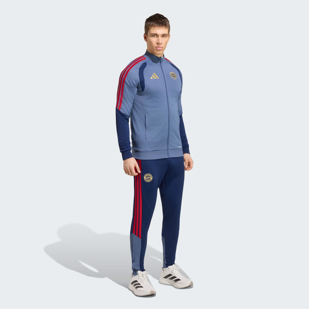 adidas FC Bayern TK SUIT Herren Trainingsanzug Jogginganzug 26/27 blau