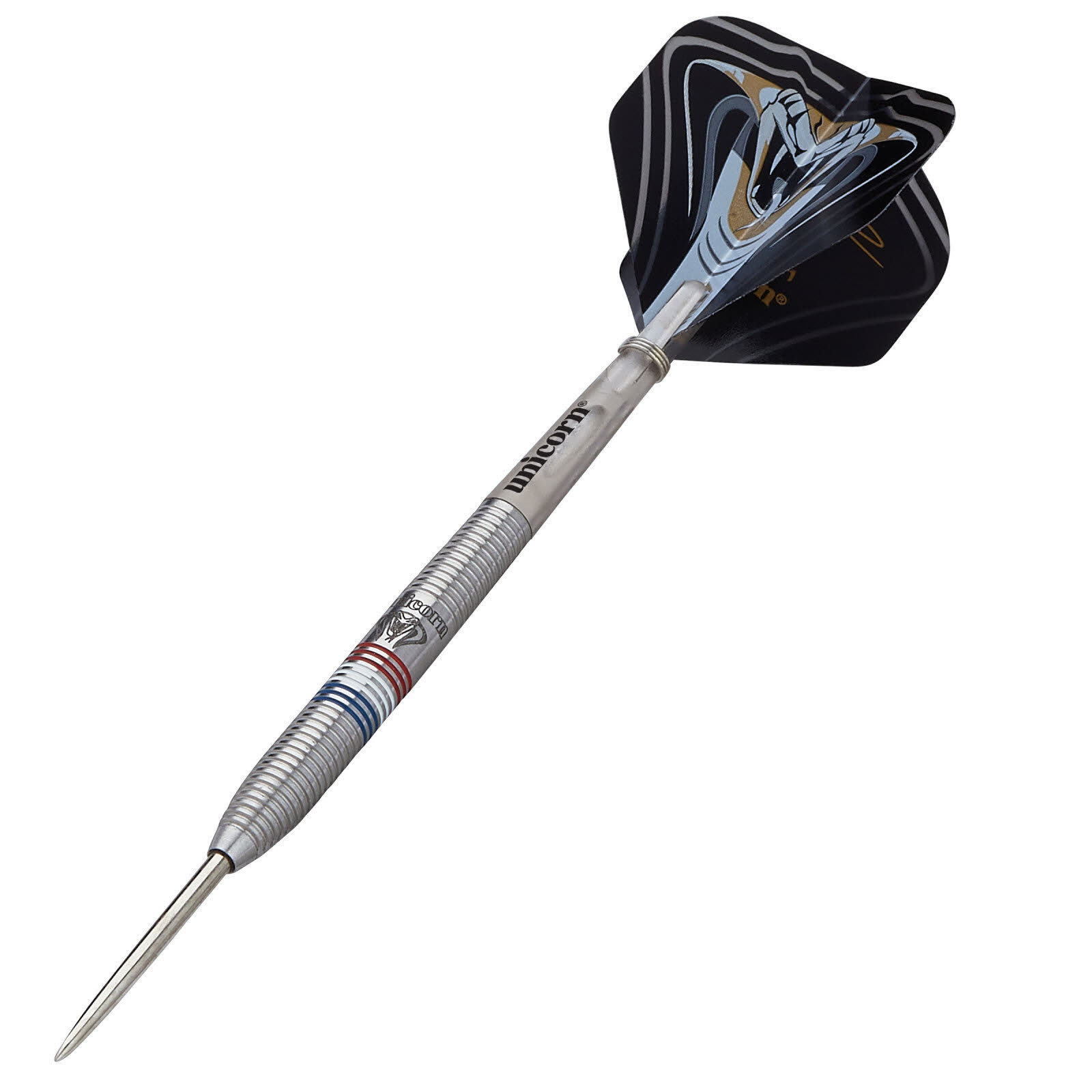 Unicorn Maestro Jeffrey de Zwaan P2 Steel Darts 23 Gr. Darts-Pfeile silber