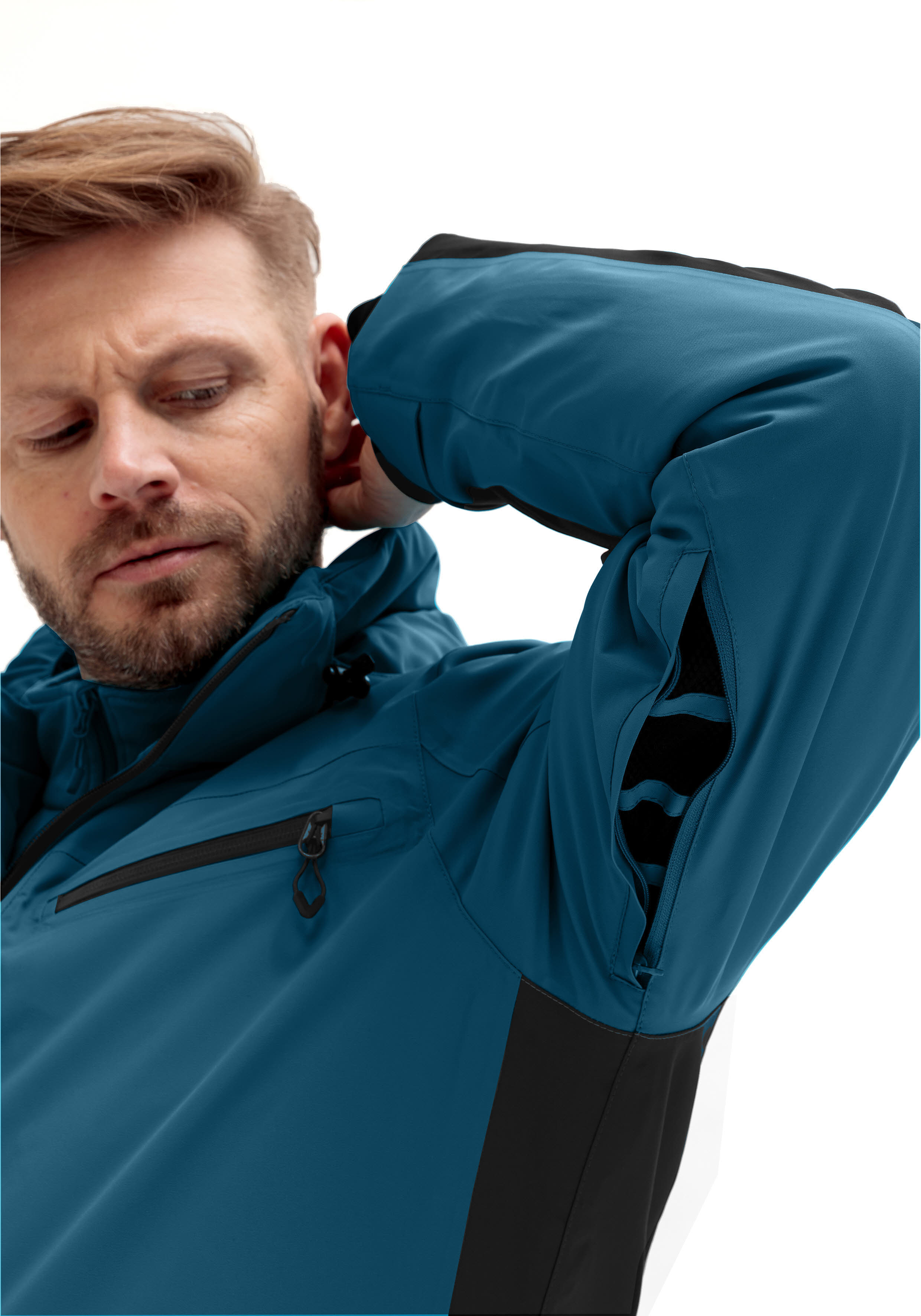 Maier Sports Roccarasa Skijacke Winterjacke Herren blau Bild 5 Maier Sports Roccarasa Skijacke Winterjacke Herren blau