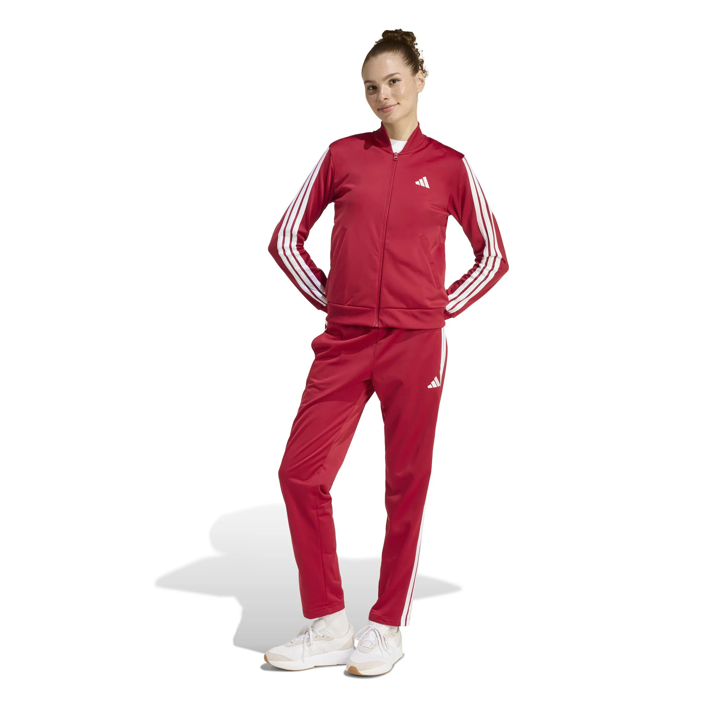 Adidas DAYREADY TRAININGSANZUG Damen rot