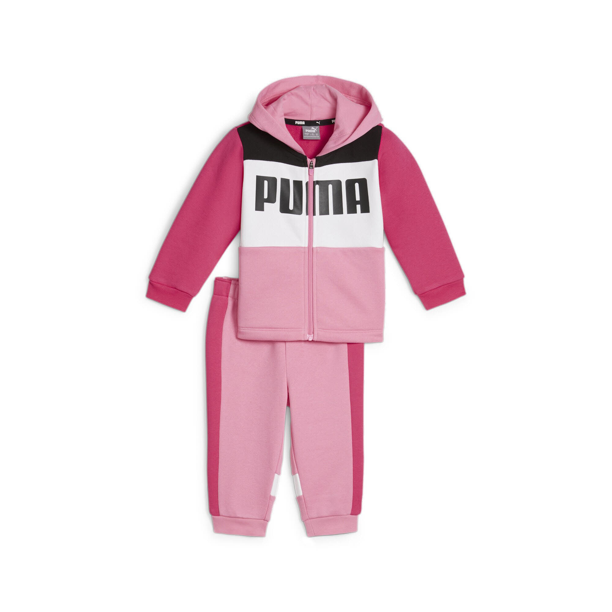 Puma MINICATS Colorblock Jogger FL Jogginganzug Kleinkinder Babys rosa pink
