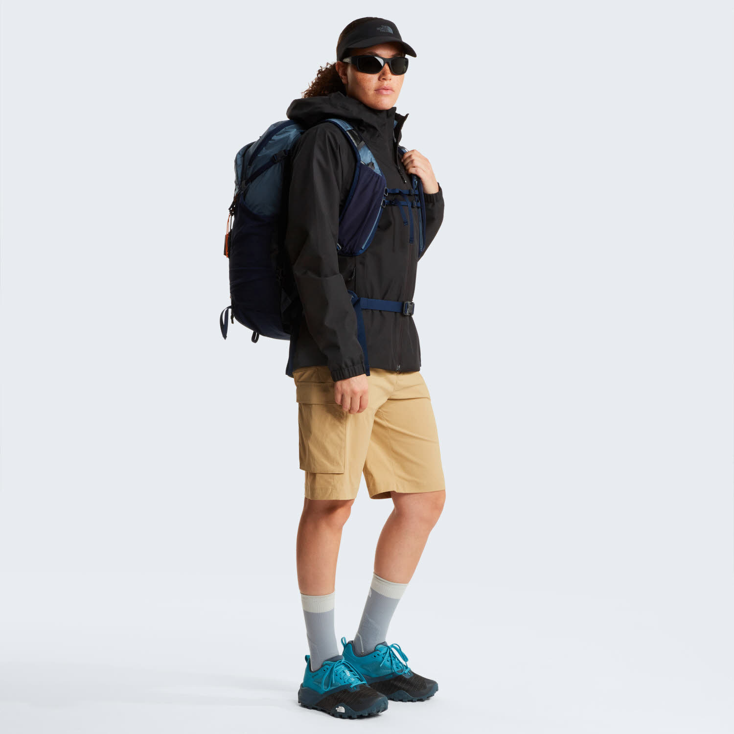 The North Face QUEST MONO JACKET Damen Windjacke Wanderjacke schwarz