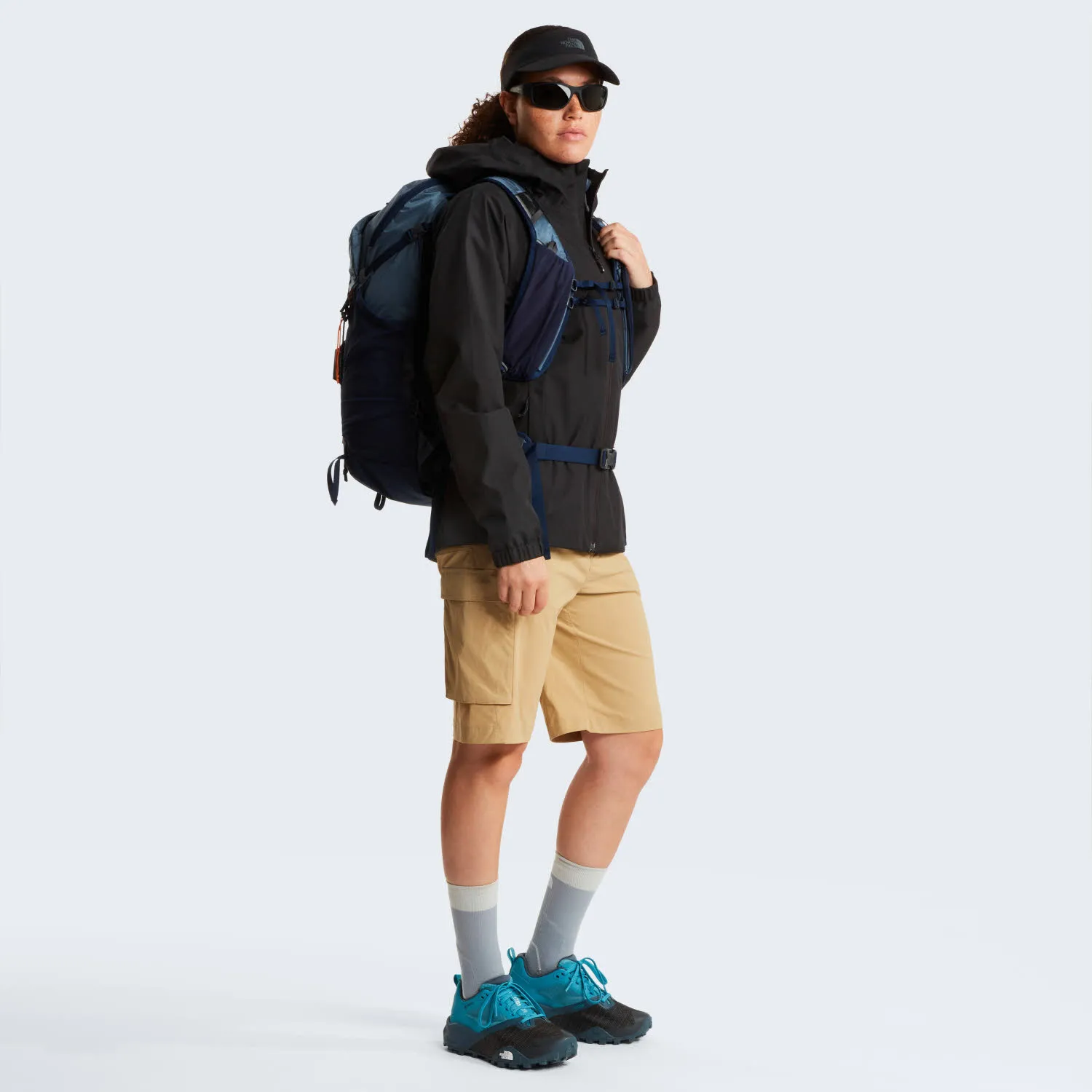 The North Face QUEST MONO JACKET Damen Windjacke Wanderjacke schwarz