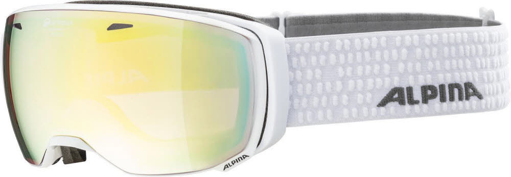 Alpina ESTETICA Q Damen Skibrille Snowboardbrille white gloss