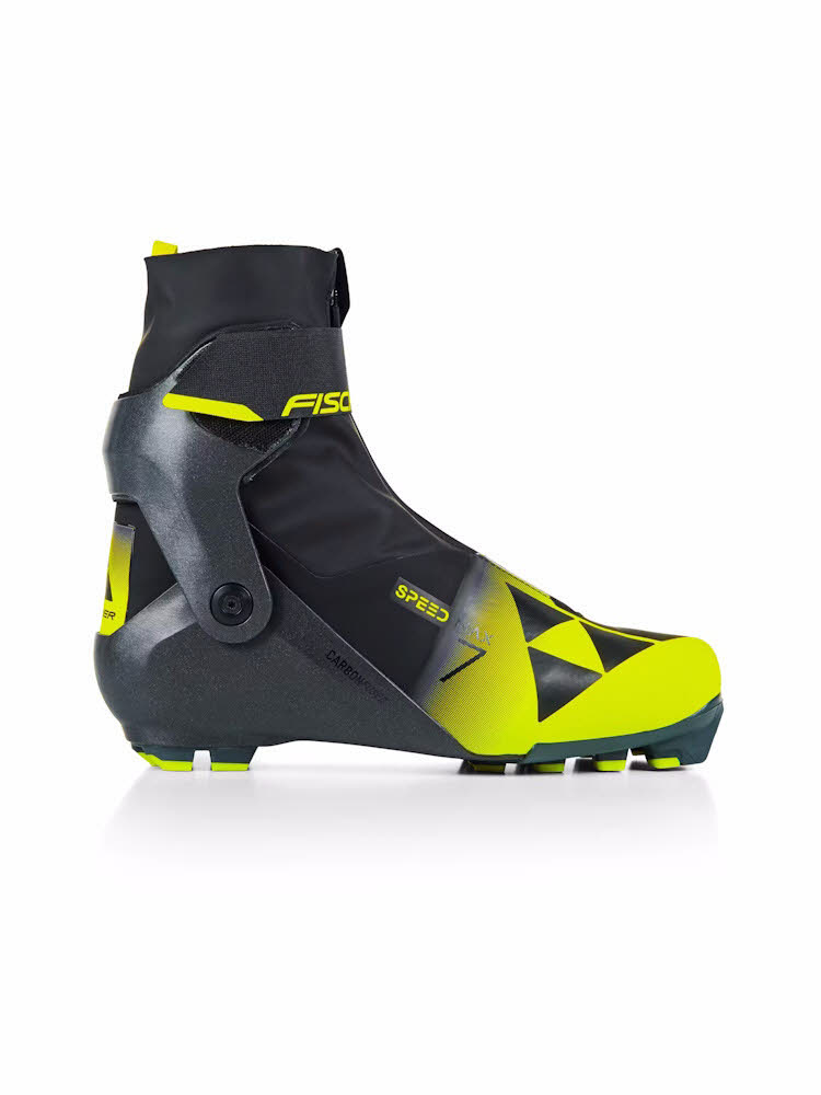 Fischer SPEEDMAX 7 SKATE Unisex Langlaufschuhe Skating schwarz/gelb