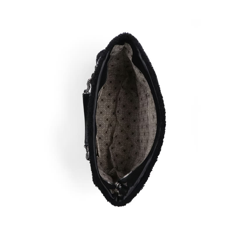 Rieker Shopper Handtasche Damen schwarz weiß