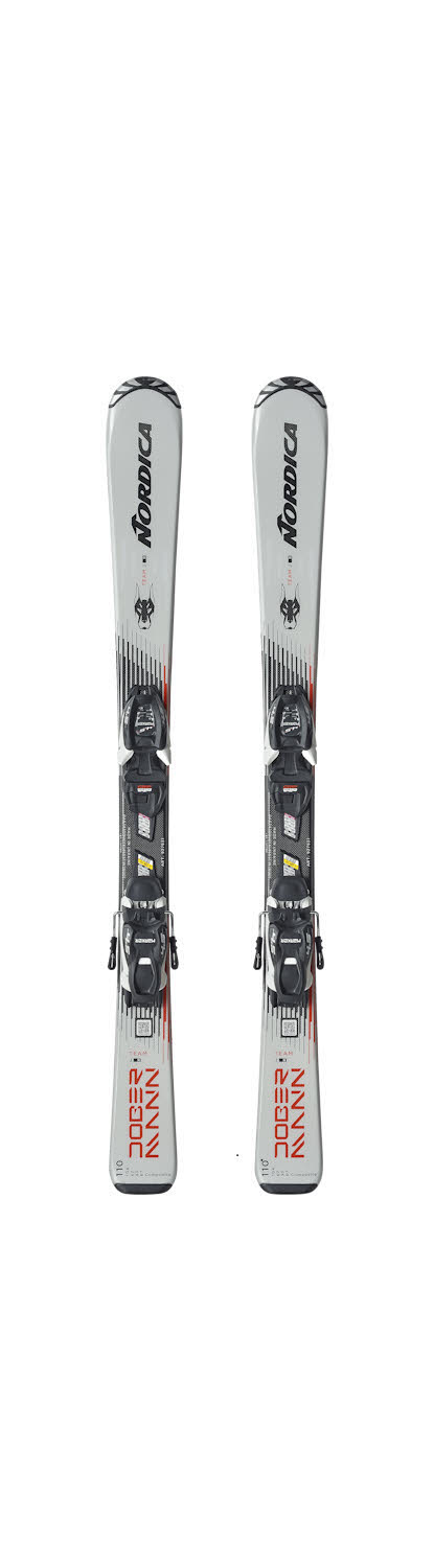 Nordica Team JR FDT (70-90) + JR 4.5 FDT Kinder Ski Einsteiger 26/27 grau/schwarz