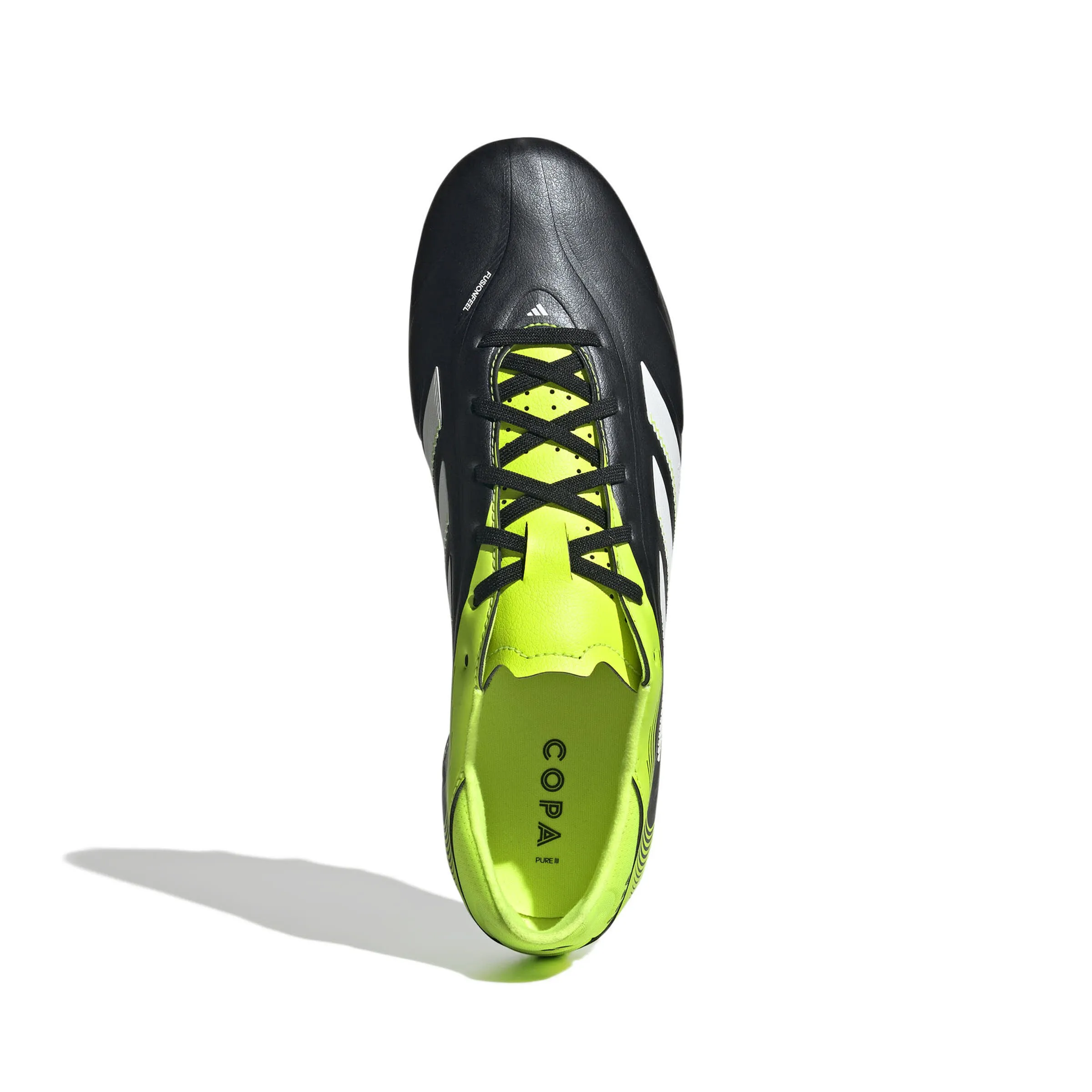 adidas COPA PURE III LEAGUE FG/MG Unisex Fußballschuhe Stollenschuhe cblack/ftwwht/luclem