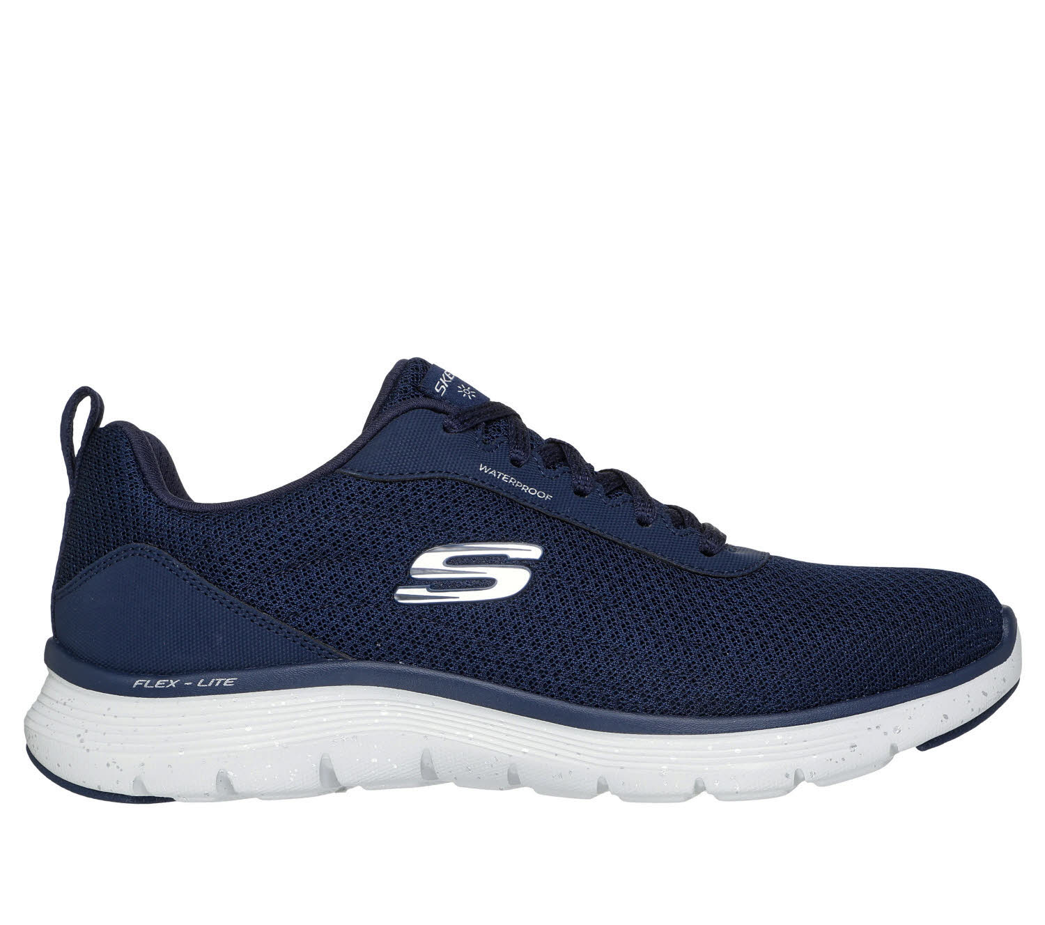SKECHERS FLEX APPEAL 5.0 - FRESH TREK Damen Schnürer Sneaker sportlich navy