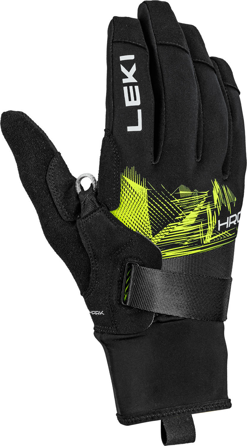 Leki HRC Race TR Unisex Langlaufhandschuhe schwarz/gelb