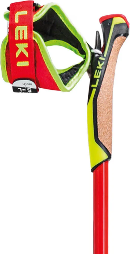 Leki HRC max Unisex Langlaufstöcke 1 Paar rot/gelb
