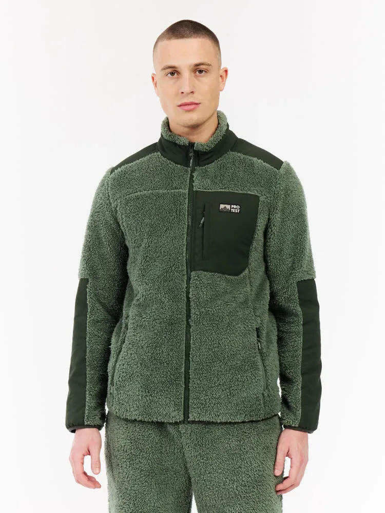 Protest PRTBleaker Outdoor Fleecejacke grün