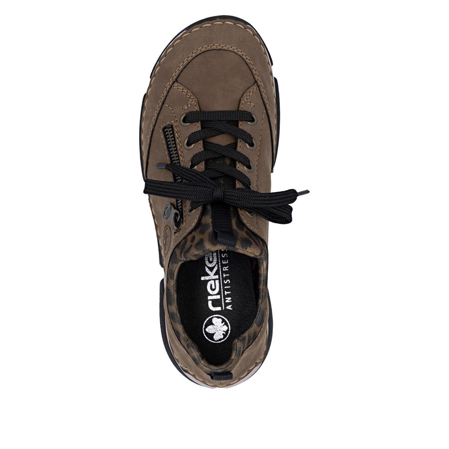 Rieker HWK Damen Halbschuhe Sneaker braun