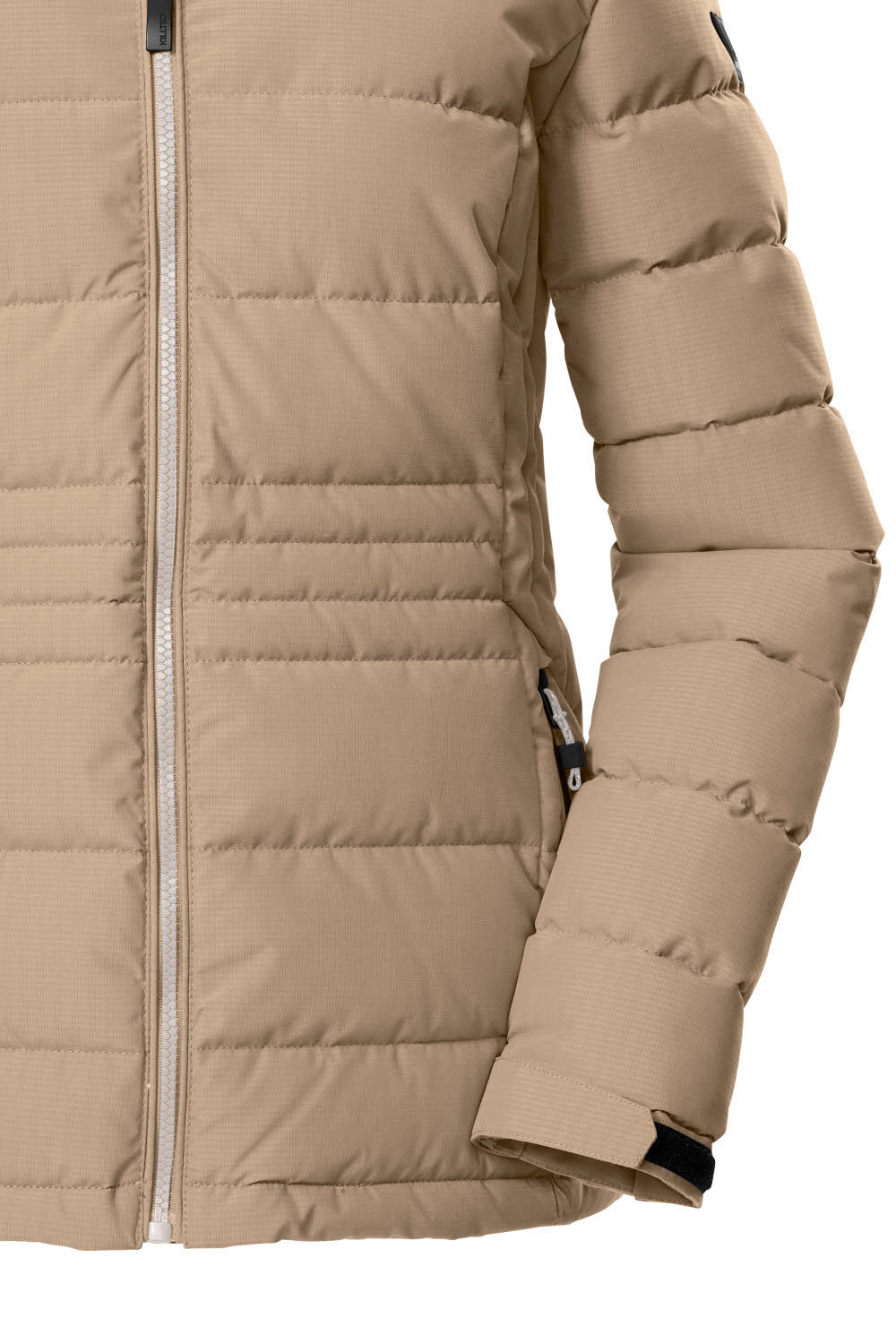 KILLTEC KOW 10 WMN QLTD JCKT Damen Freizeitjacke Damen Steppjacke braun/sand