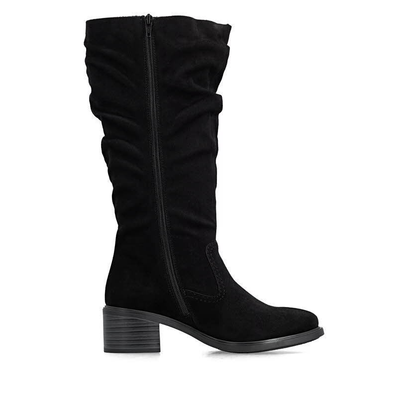 Rieker Stiefel Slipper Damen schwarz