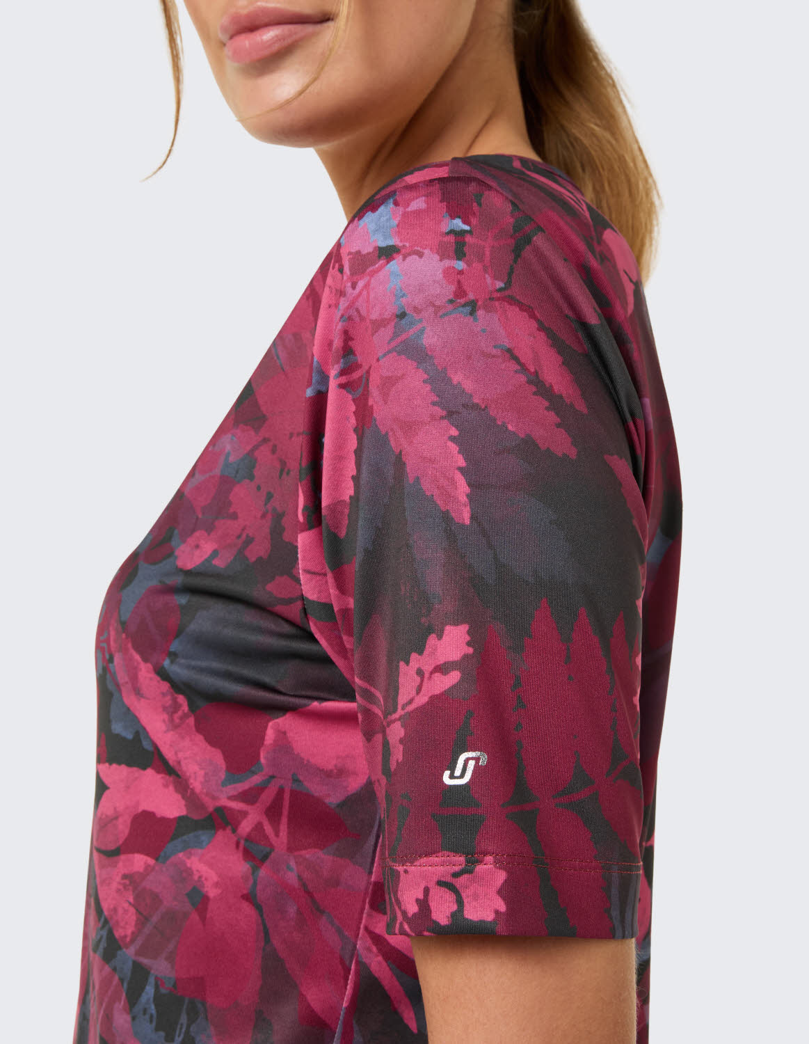 Joy PALOMA Damen Shirt T-Shirt Funktion plum leaf print