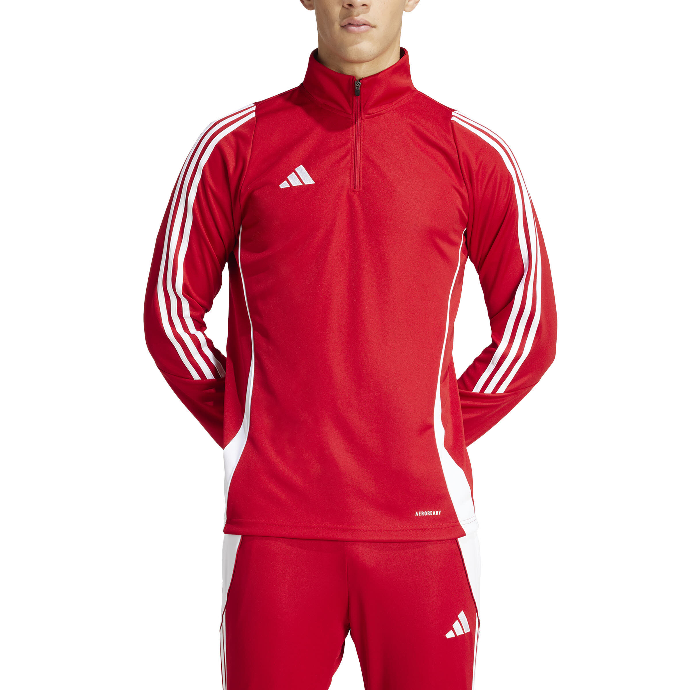adidas Tiro 24 Trainingsoberteil Trainingspullover Herren rot