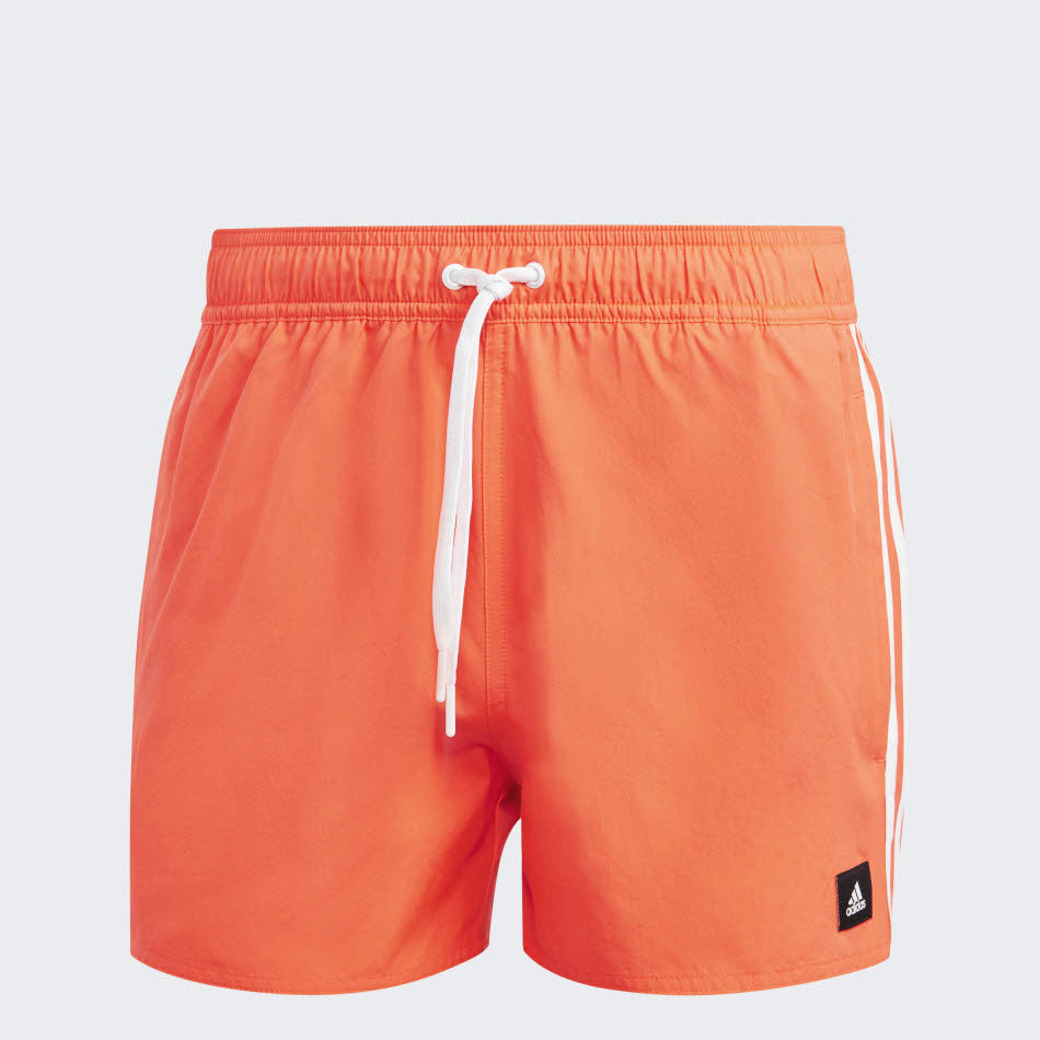 adidas 3-Streifen CLX Herren Badeshorts orange