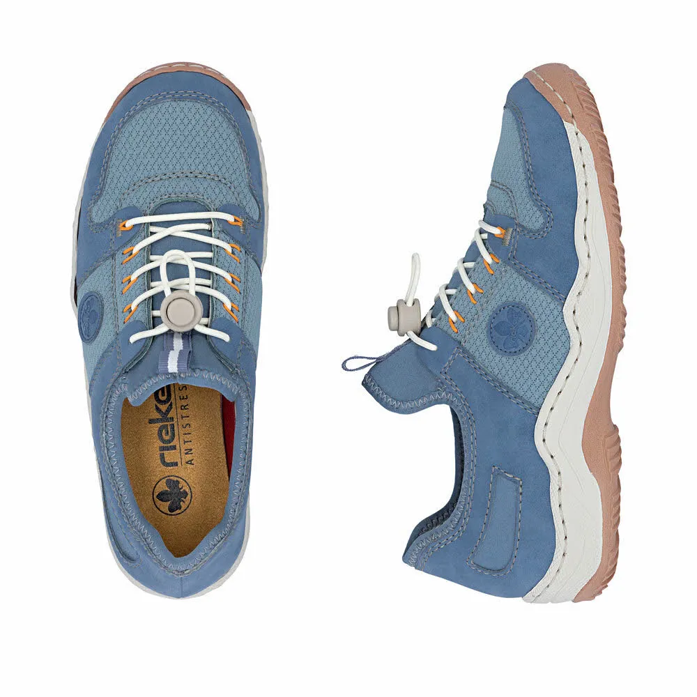 Rieker Damen Slipper blau