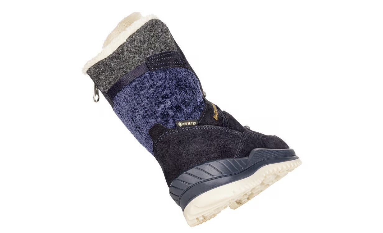 Lowa Bianca GTX Winterstiefel gefüttert Kinder blau