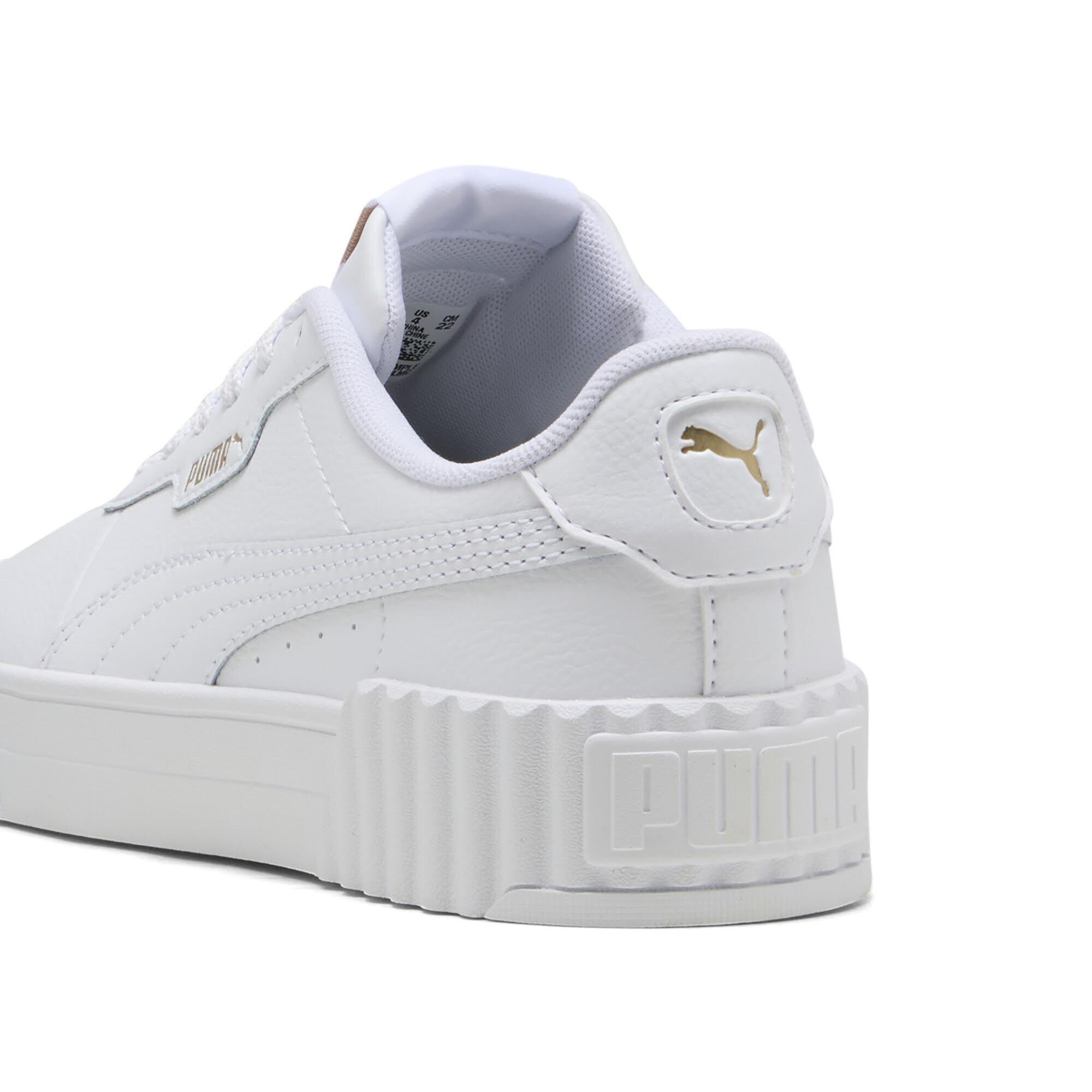 Puma CARINA 3.0 JR Mädchen Sneaker Freizeitschuhe puma white/puma gold