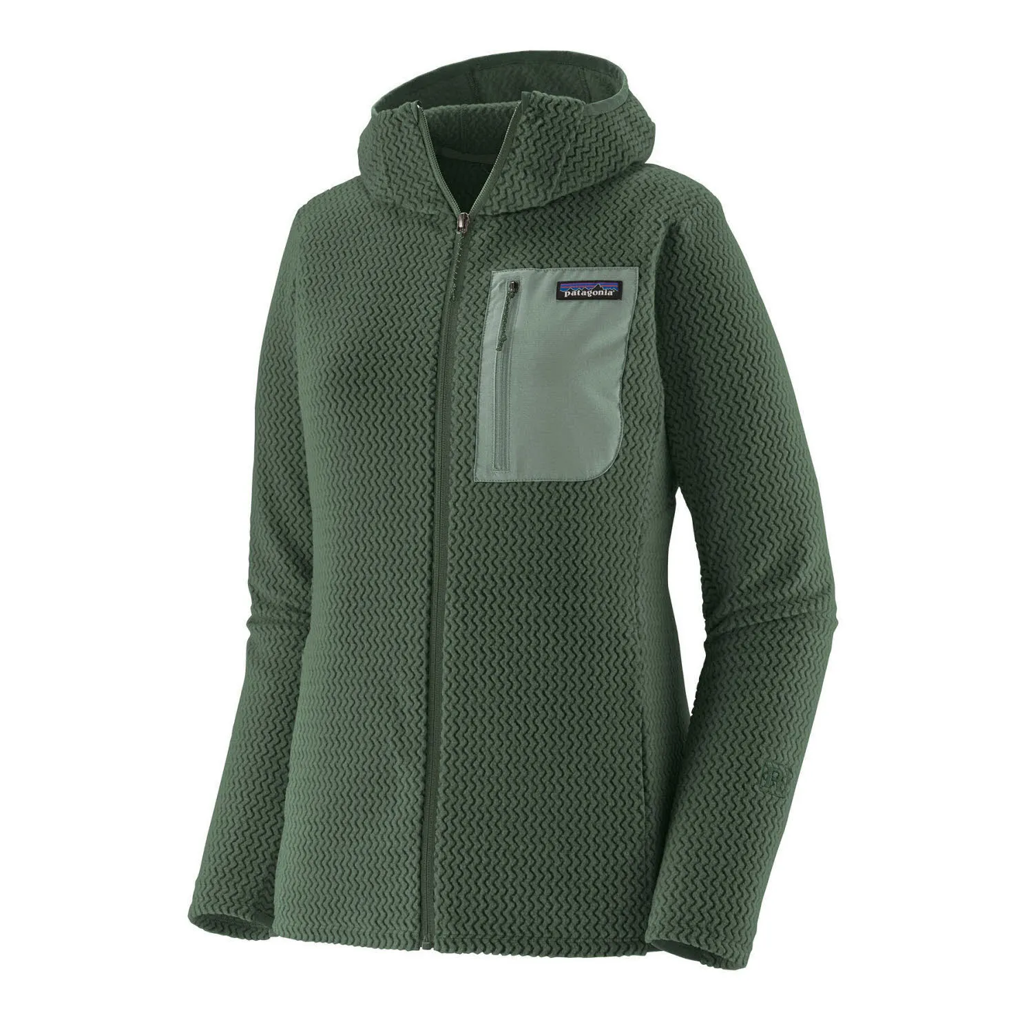 Patagonia R1 Air Full-Zip Hoody Damen Fleeceweste canopy green