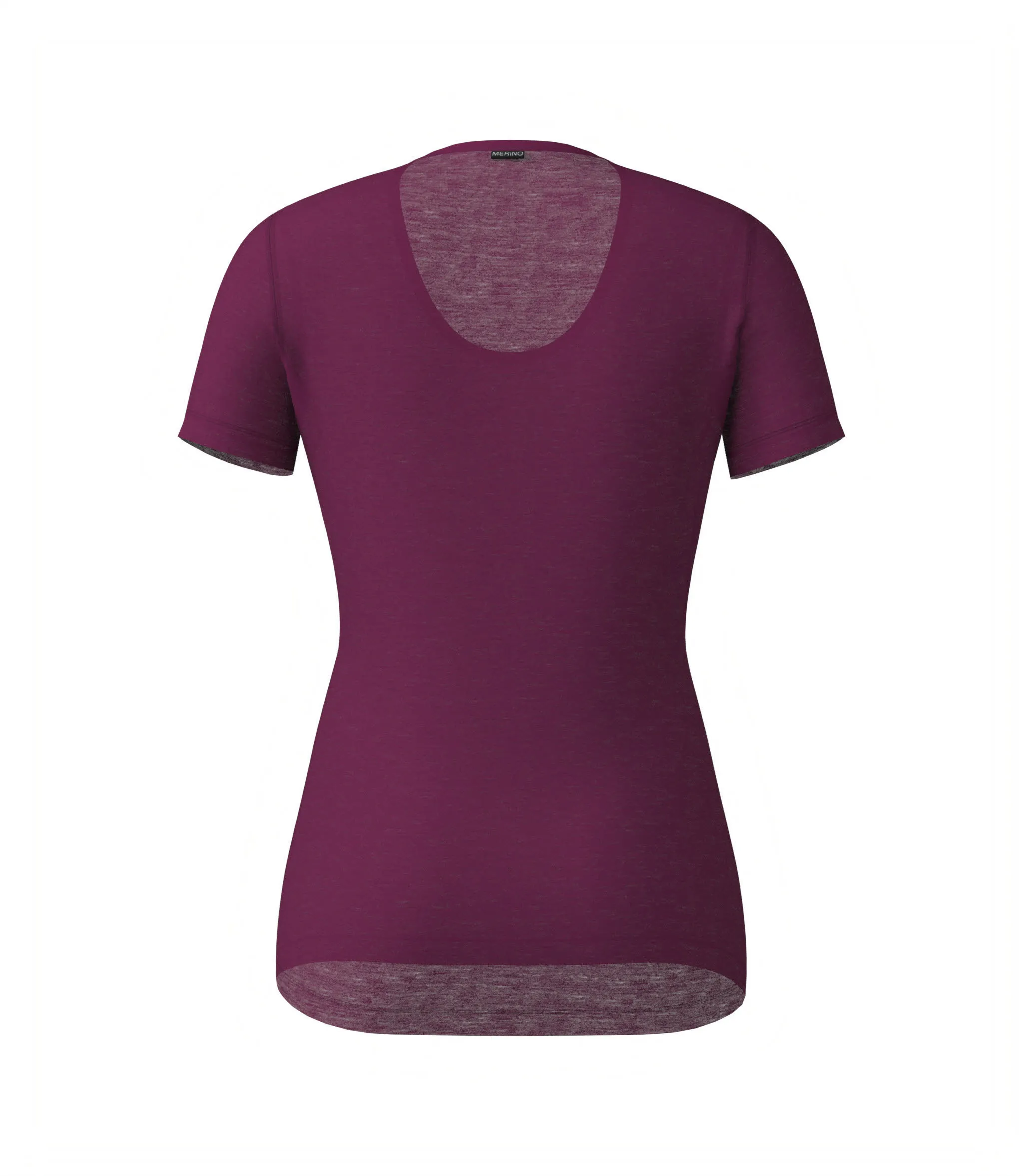 Löffler SHIRT S/S MERINO LIGHT Damen Funktionsunterwäsche bordeaux
