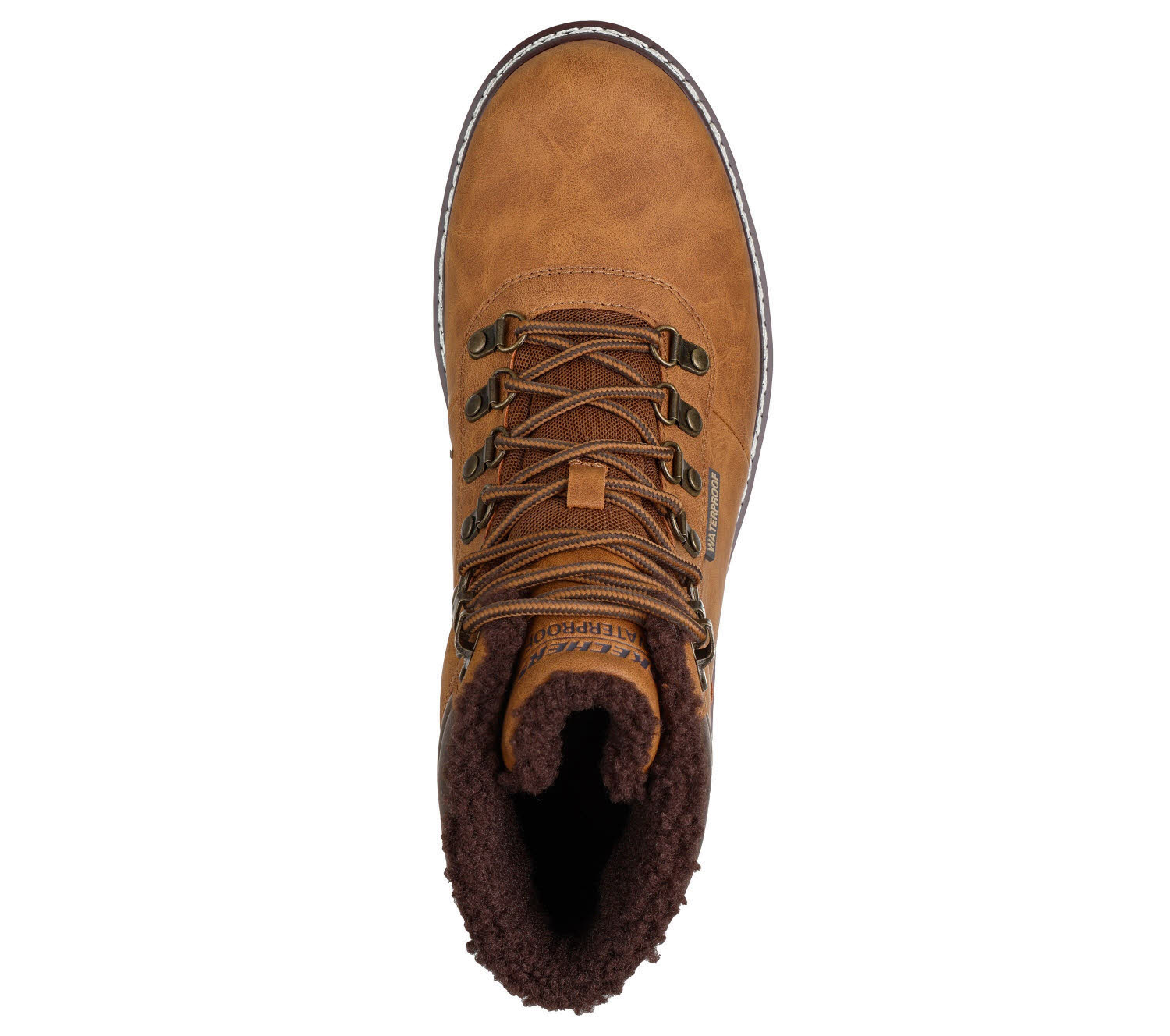 Skechers CORADO - MEMPHIS Herren Schnürstiefel wasserdicht beige