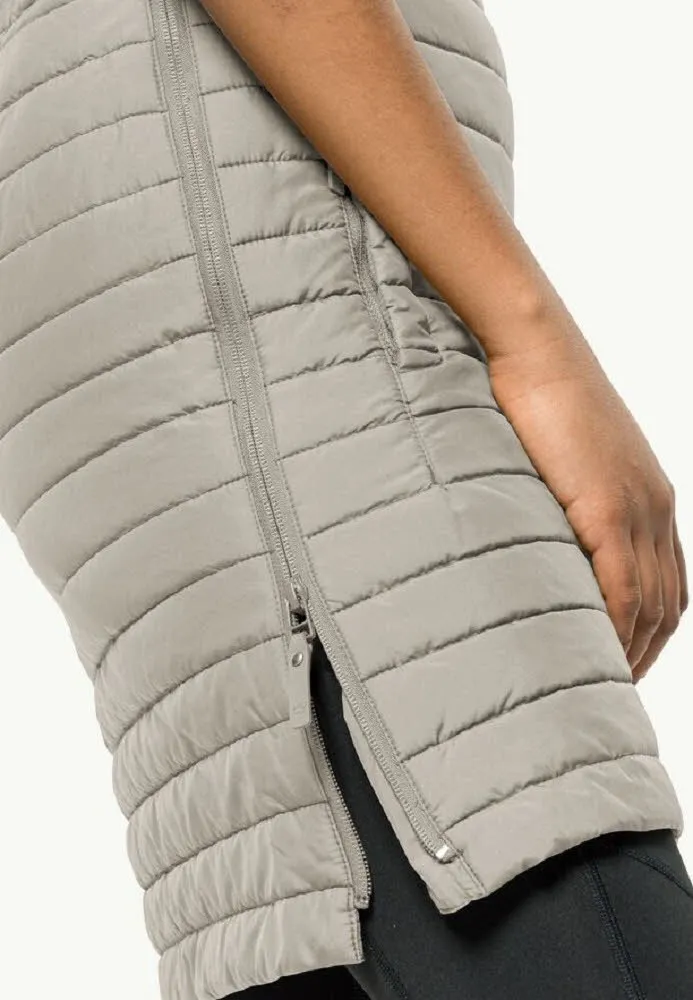 Jack Wolfskin ICEGUARD SKIRT Damen Rock Isolationsrock Winterrock dusty grey