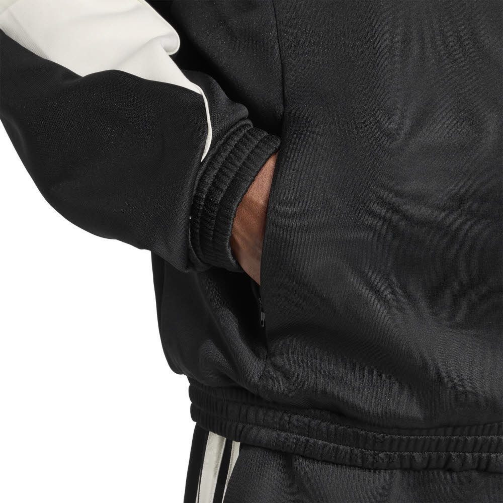 adidas STADIUM TRACK TOP Herren Sweatjacke Trainingsjacke black/off-white
