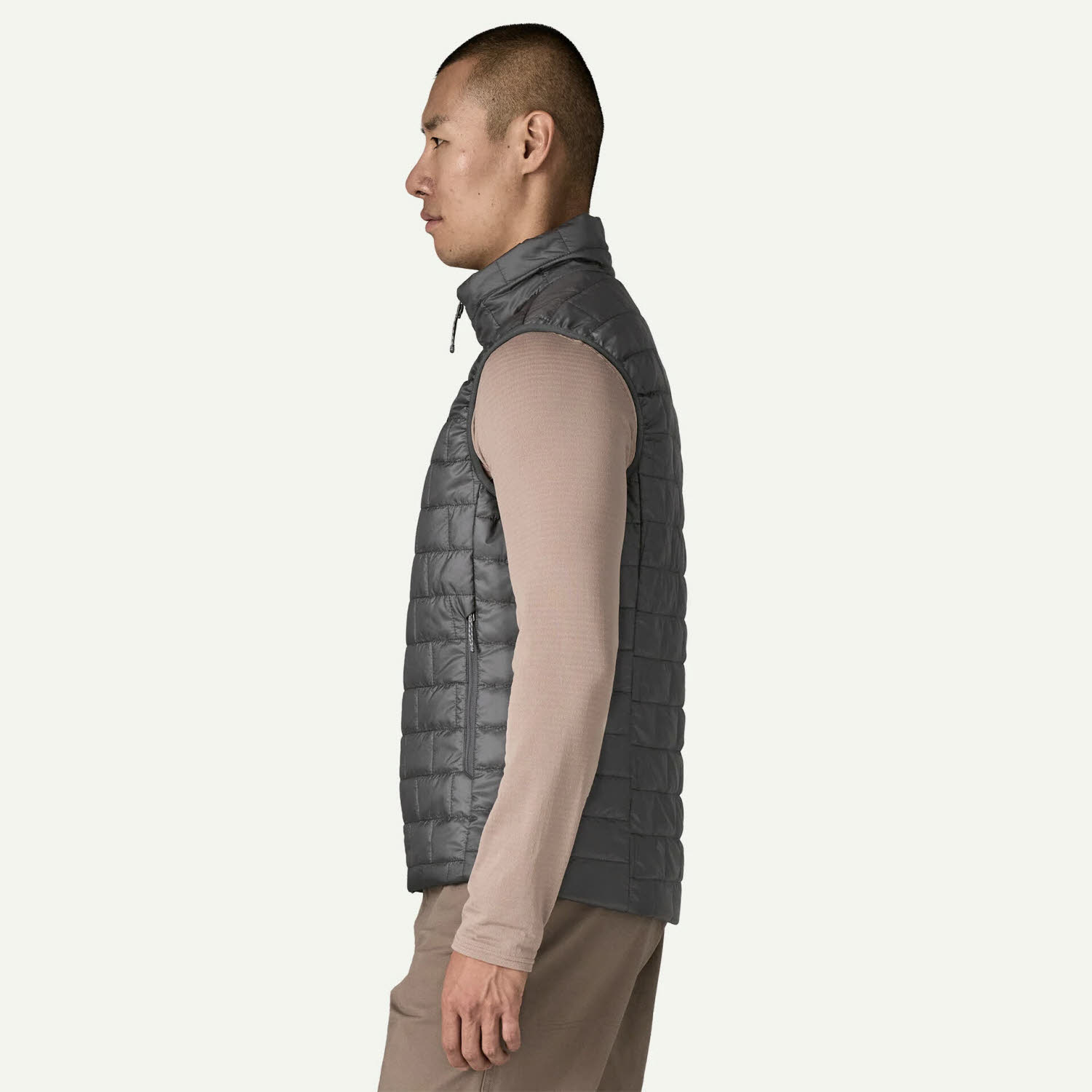 Patagonia Nano Puff Vest Herren Daunenweste ärmellos forge grey