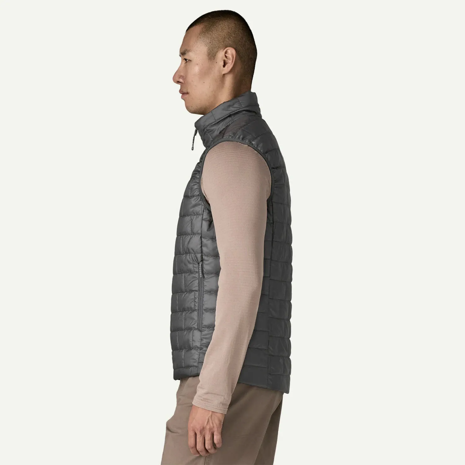Patagonia Nano Puff Vest Herren Daunenweste ärmellos forge grey