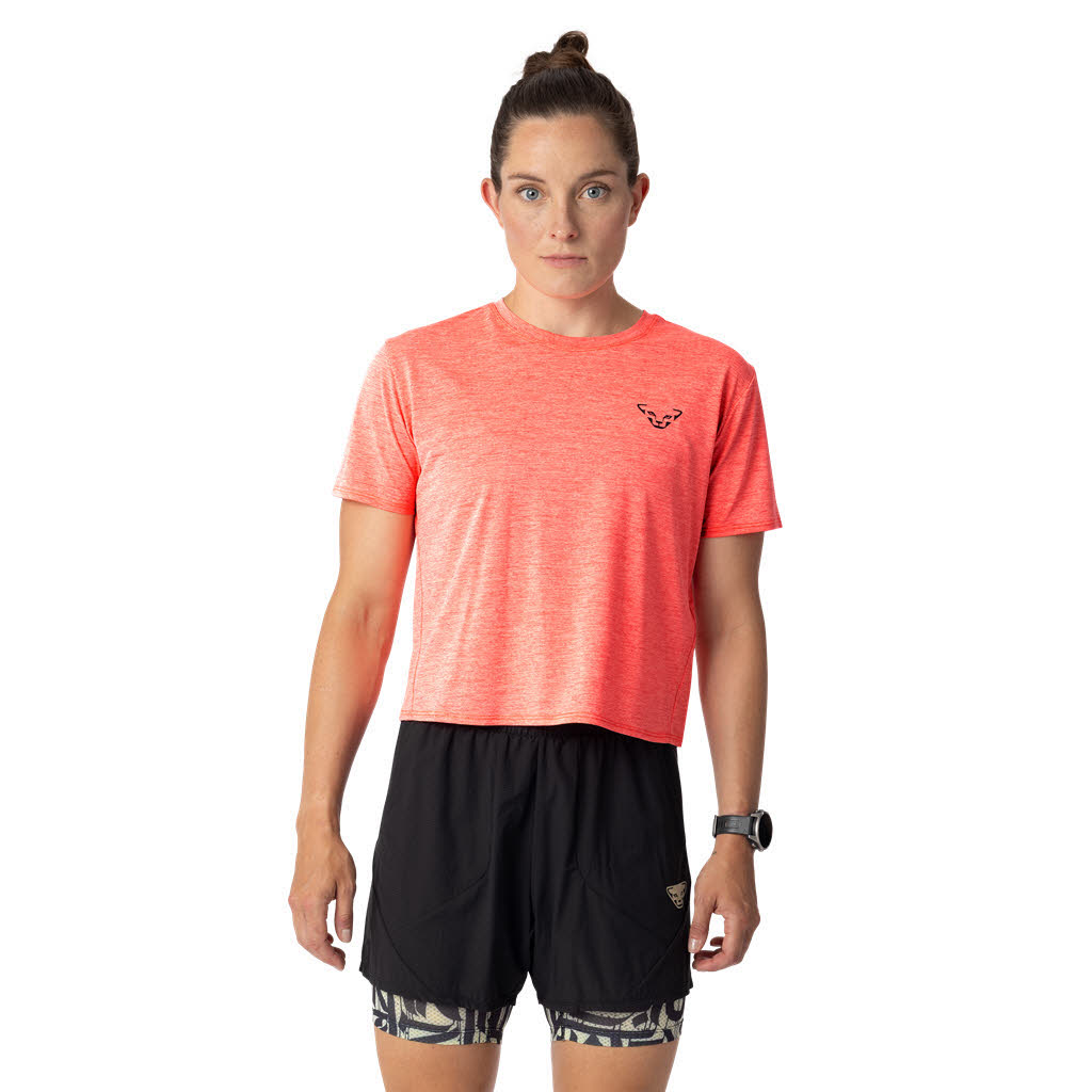 Dynafit TRAIL T-SHIRT W Damen Laufshirt Trailrunningshirt ultra coral