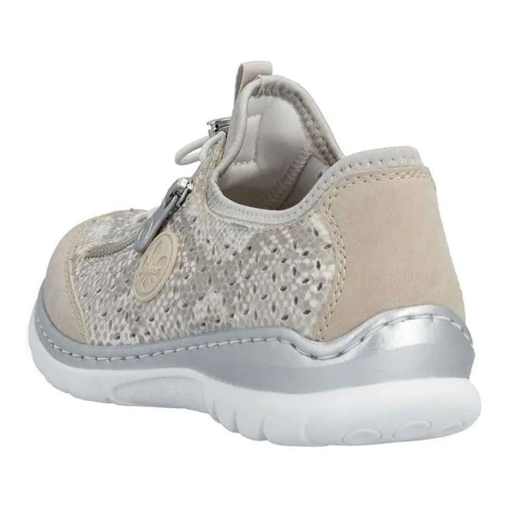 Rieker Damen Slipper Sneaker Low beige