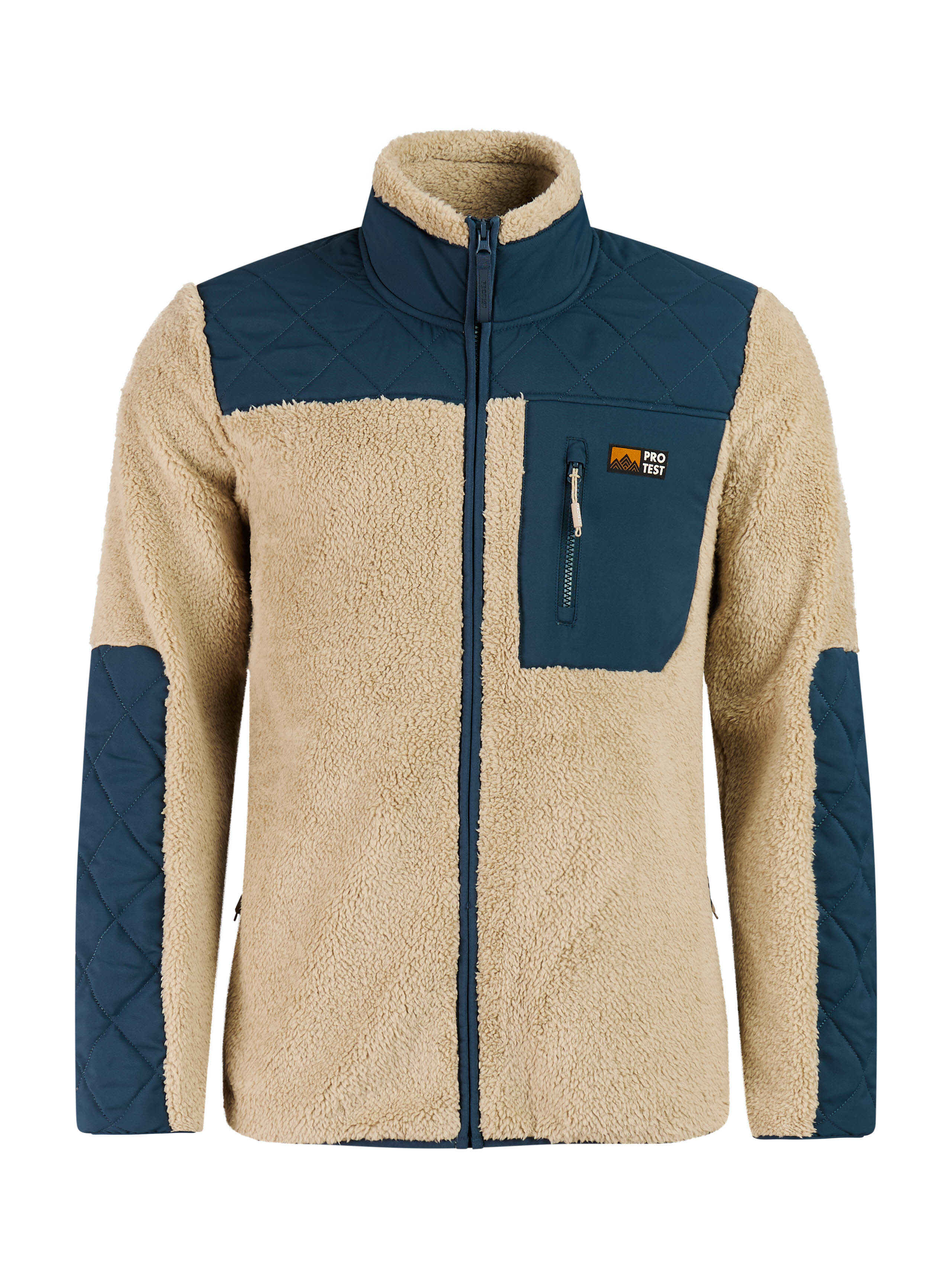Protest PRTLongton outdoor full zip top Fleecejacke Herren beige