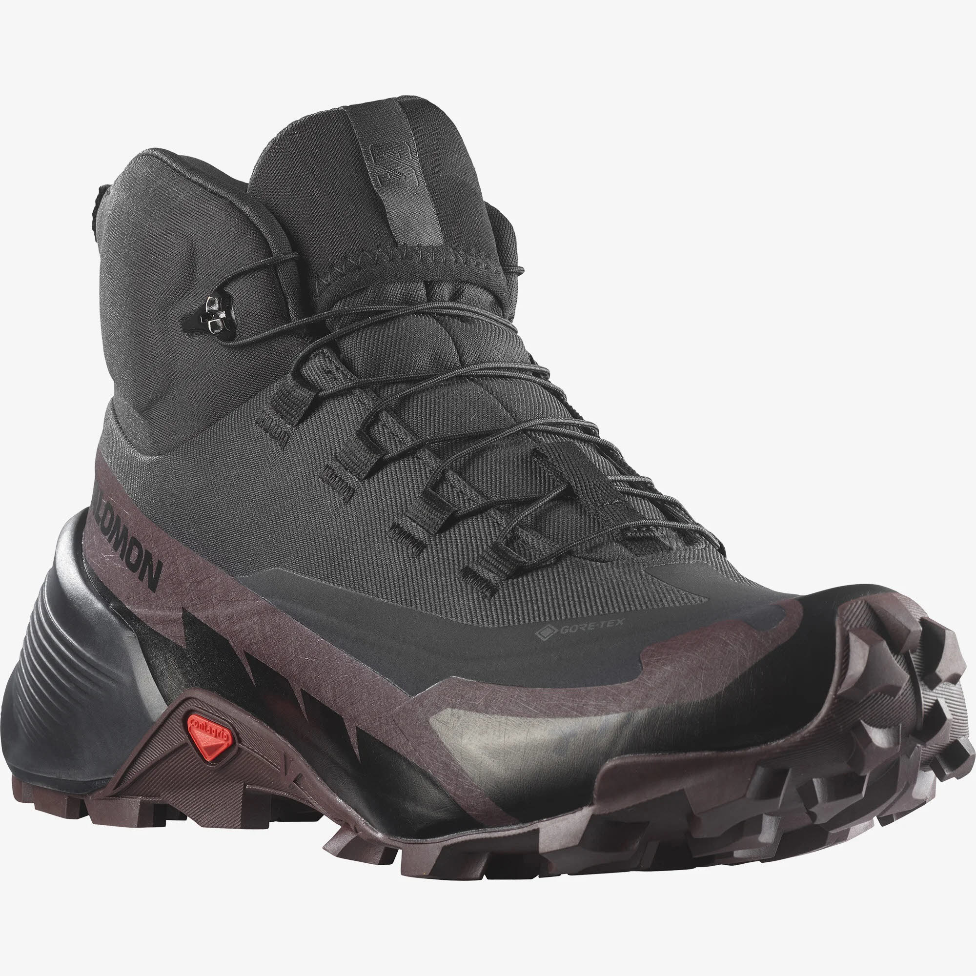 Salomon Cross Hike 2 Mid Gore-Tex Damen Trekkingschuhe High Wanderschuhe schwarz