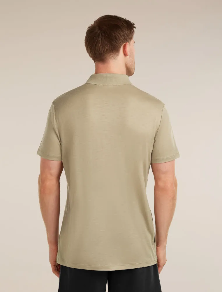 Icebreaker Merino 150 Tech Lite SS Herren Poloshirts beige