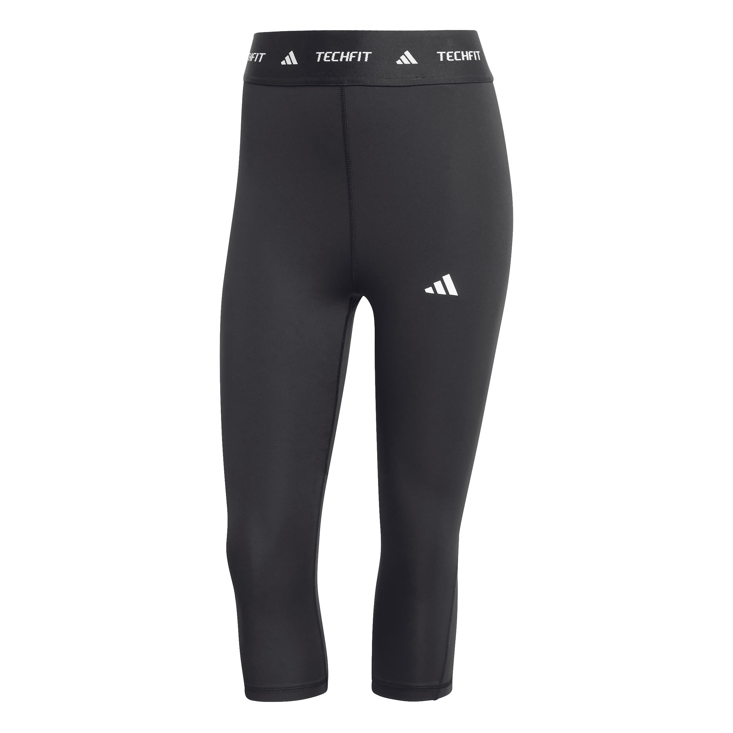 adidas TECHFIT Capri Leggings Sportleggings Damen schwarz