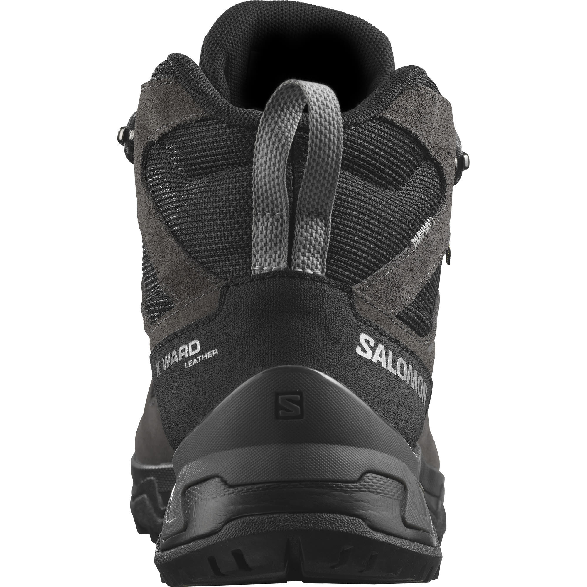 Salomon X Ward Leather Herren Trekkingschuh High Schwarz