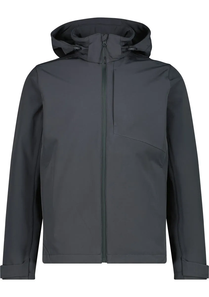 CMP MAN JACKET ZIP HOOD Herren Softshelljacke Windjacke blau