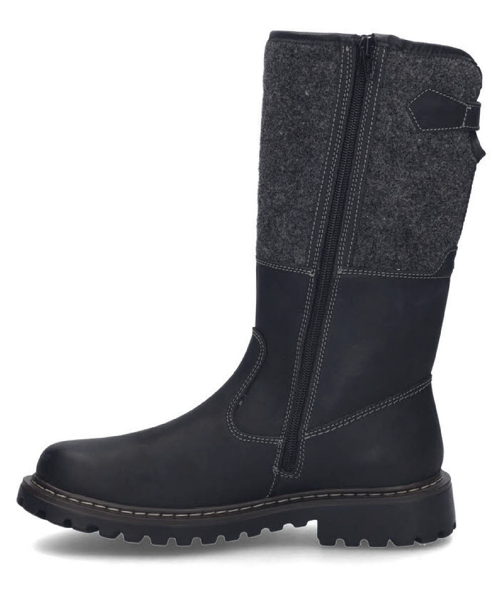 Josef Seibel Chance 41 Herren Stiefel Stiefeletten schwarz
