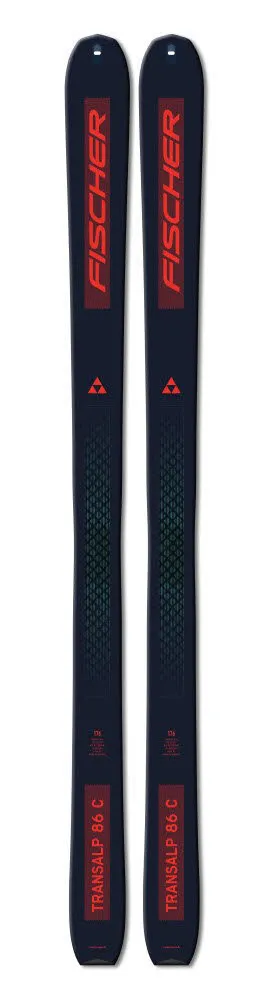 Fischer TRANSALP 86 Carbon Tourenski OHNE Bindung u. Fell Einsteiger schwarz NEU