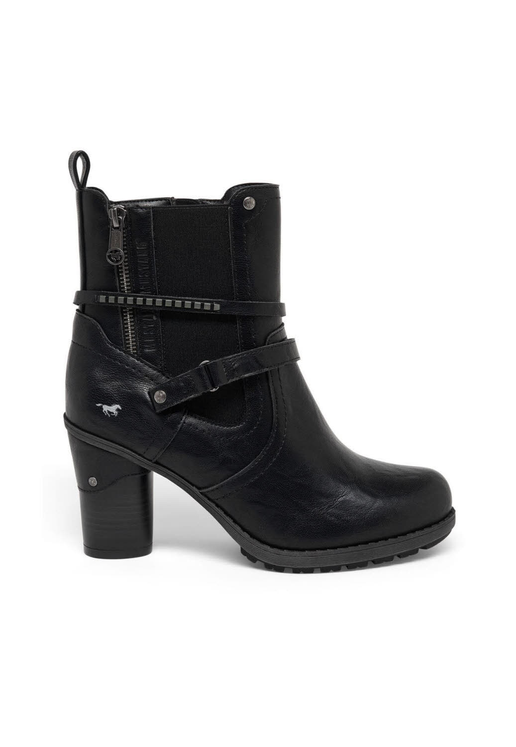 Mustang Stiefel Style Palma Damen Modestiefeletten schwarz