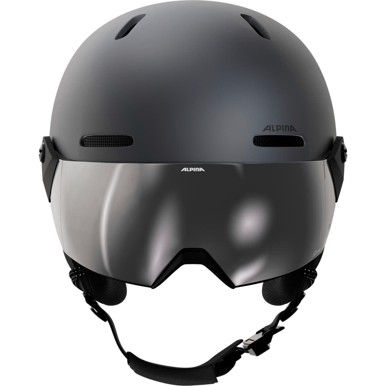 ALPINA ZUPO 2 VISOR Q-LITE midn.-grey Kinder Ski-/Snowboardhelm grau