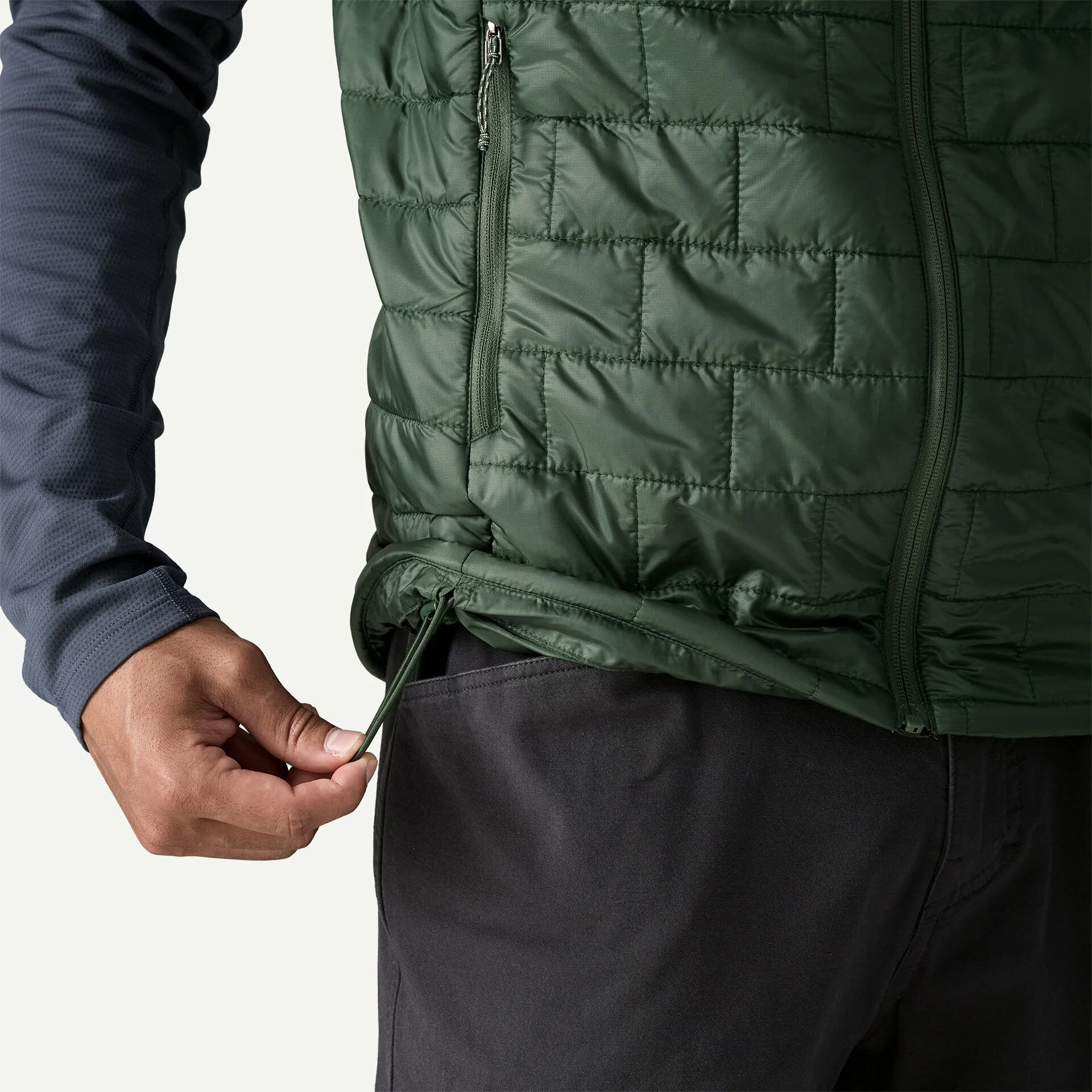 Patagonia Nano Puff Vest Herren Daunenweste ärmellos treeline green