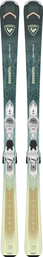 Rossignol ARCADE W 78 + XPRESS W 10 GW Damen Ski Einsteiger 25/26 white/sparkle
