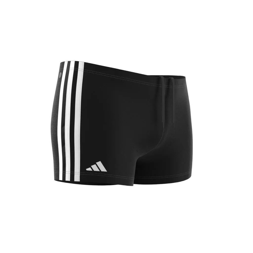 adidas Classic 3-Streifen Herren Boxer-Badehose Badeshorts Schwimmhose schwarz/weiß