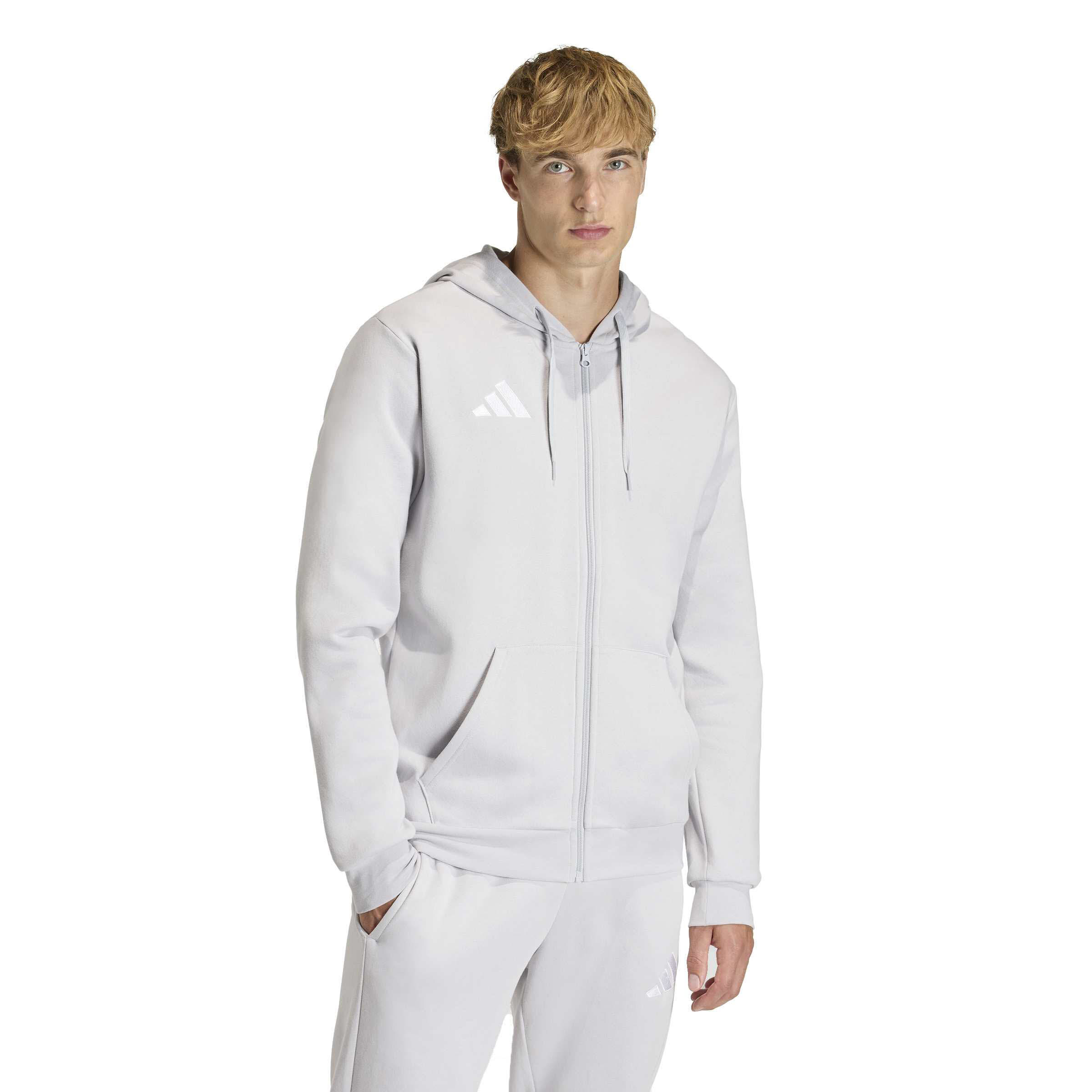 adidas Entrada26 Kapuzenjacke Herren grau